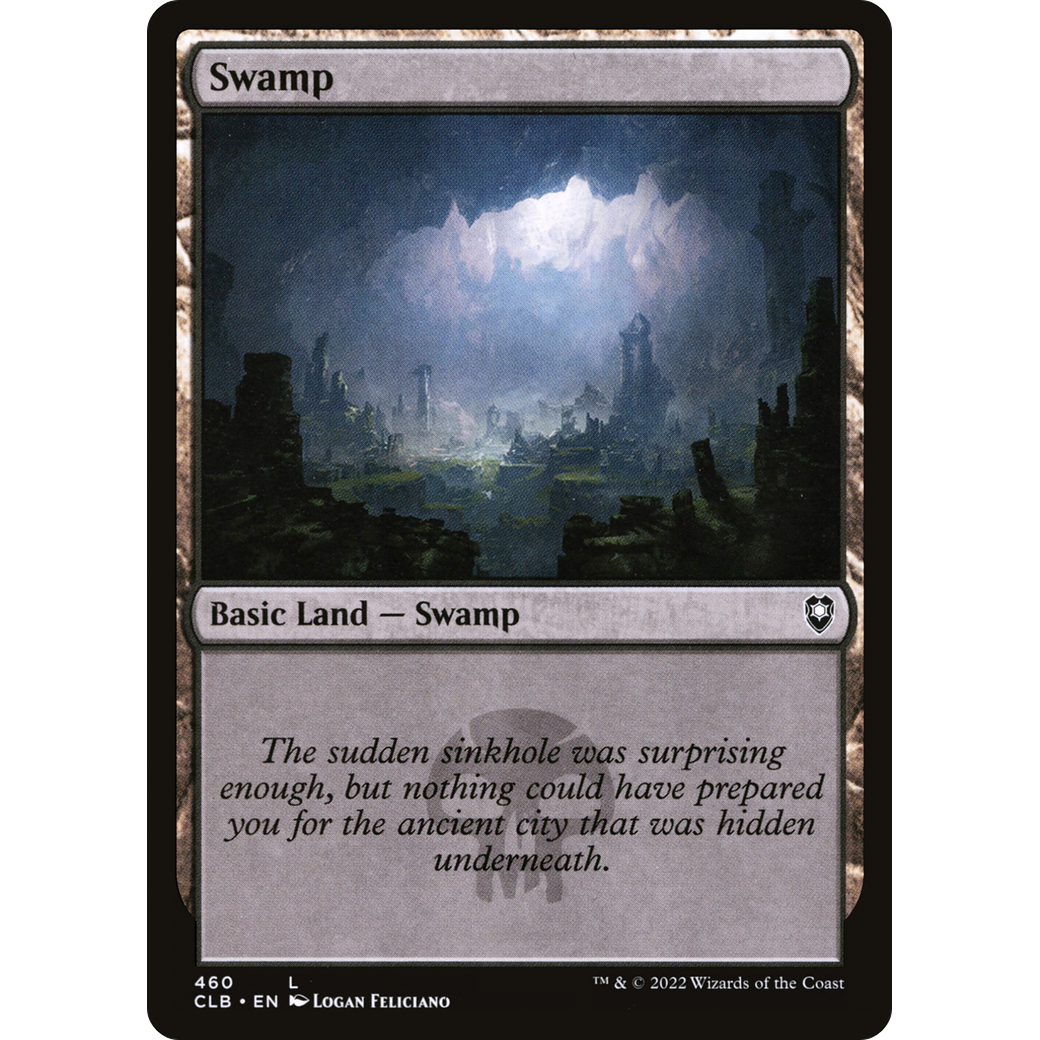 Swamp (CLB-460) - Commander Legends: Battle for Baldur's Gate Foil