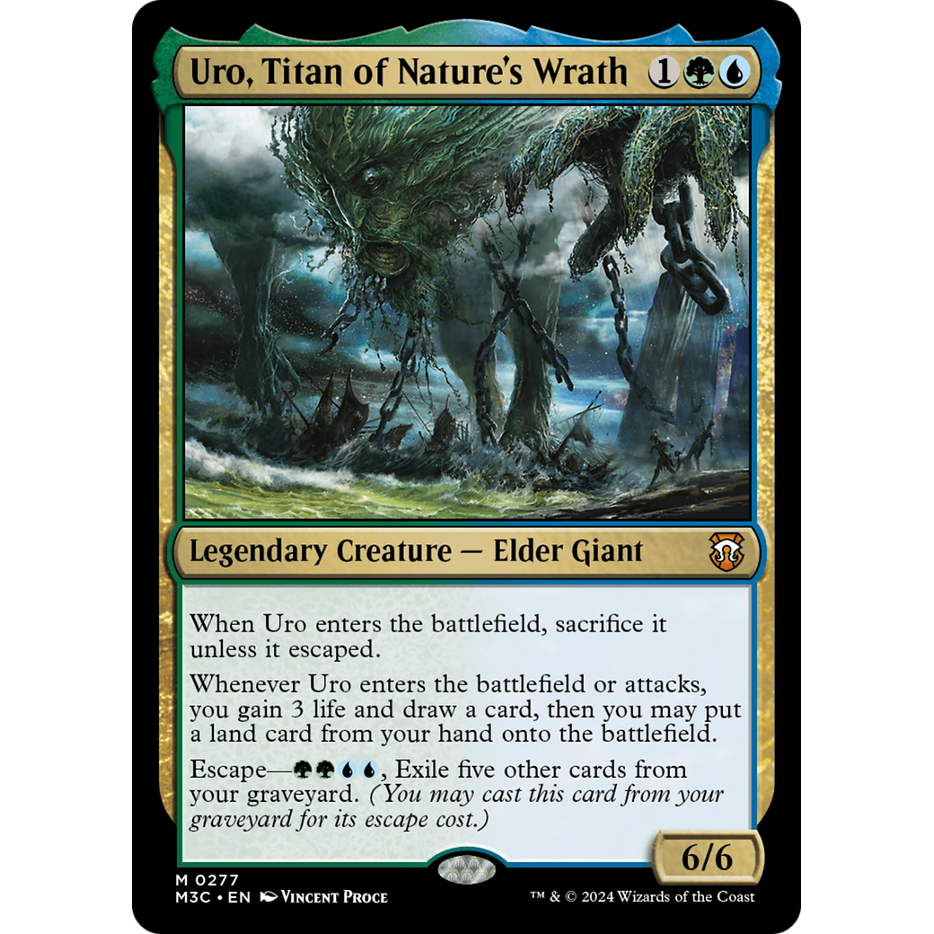 Uro, Titan of Nature's Wrath (M3C-277) - Modern Horizons 3 Commander Foil