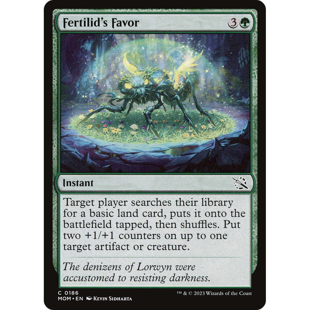Fertilid's Favor (MOM-186) - March of the Machine Foil