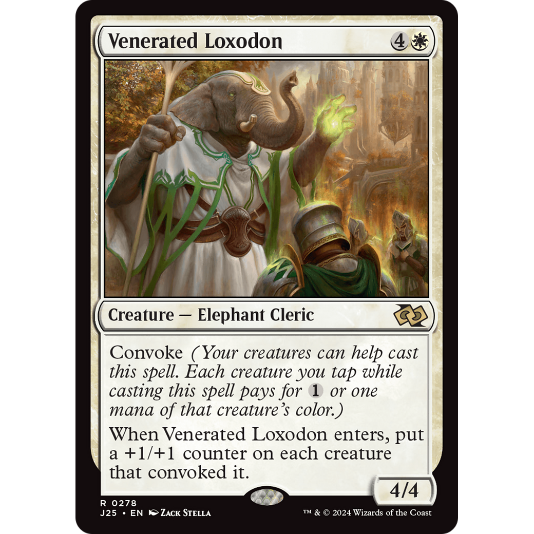Venerated Loxodon (J25-278) - Foundations Jumpstart