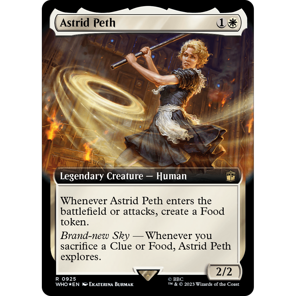 Astrid Peth (Extended Art) (Surge Foil) (WHO-925) - Doctor Who: (Extended Art) Foil