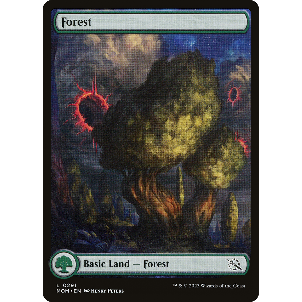 Forest (MOM-291) - March of the Machine: (Full Art) Foil