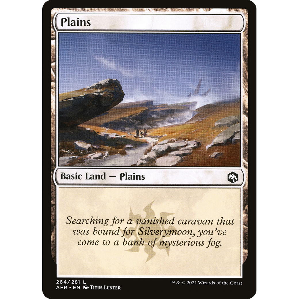 Plains (264) (AFR-264) - Adventures in the Forgotten Realms Foil