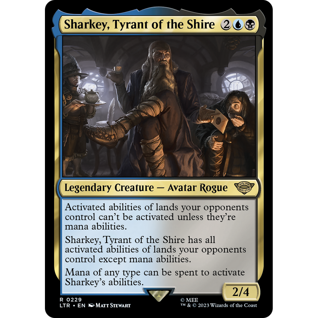 Sharkey, Tyrant of the Shire (LTR-229) - The Lord of the Rings: Tales of Middle-earth Foil
