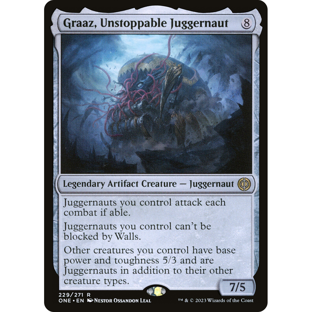 Graaz, Unstoppable Juggernaut (ONE-229) - Phyrexia: All Will Be One Foil