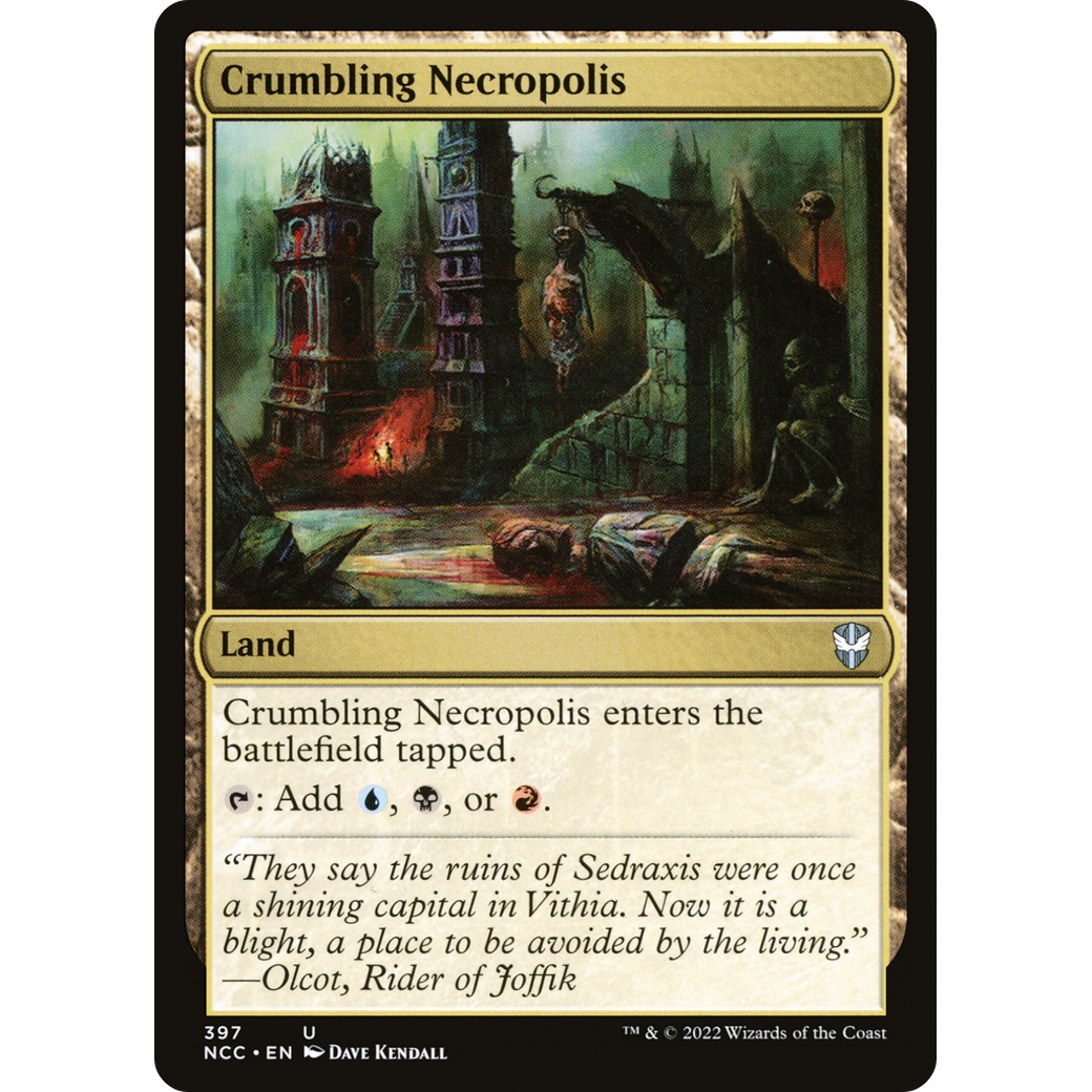 Crumbling Necropolis (NCC-397) - New Capenna Commander