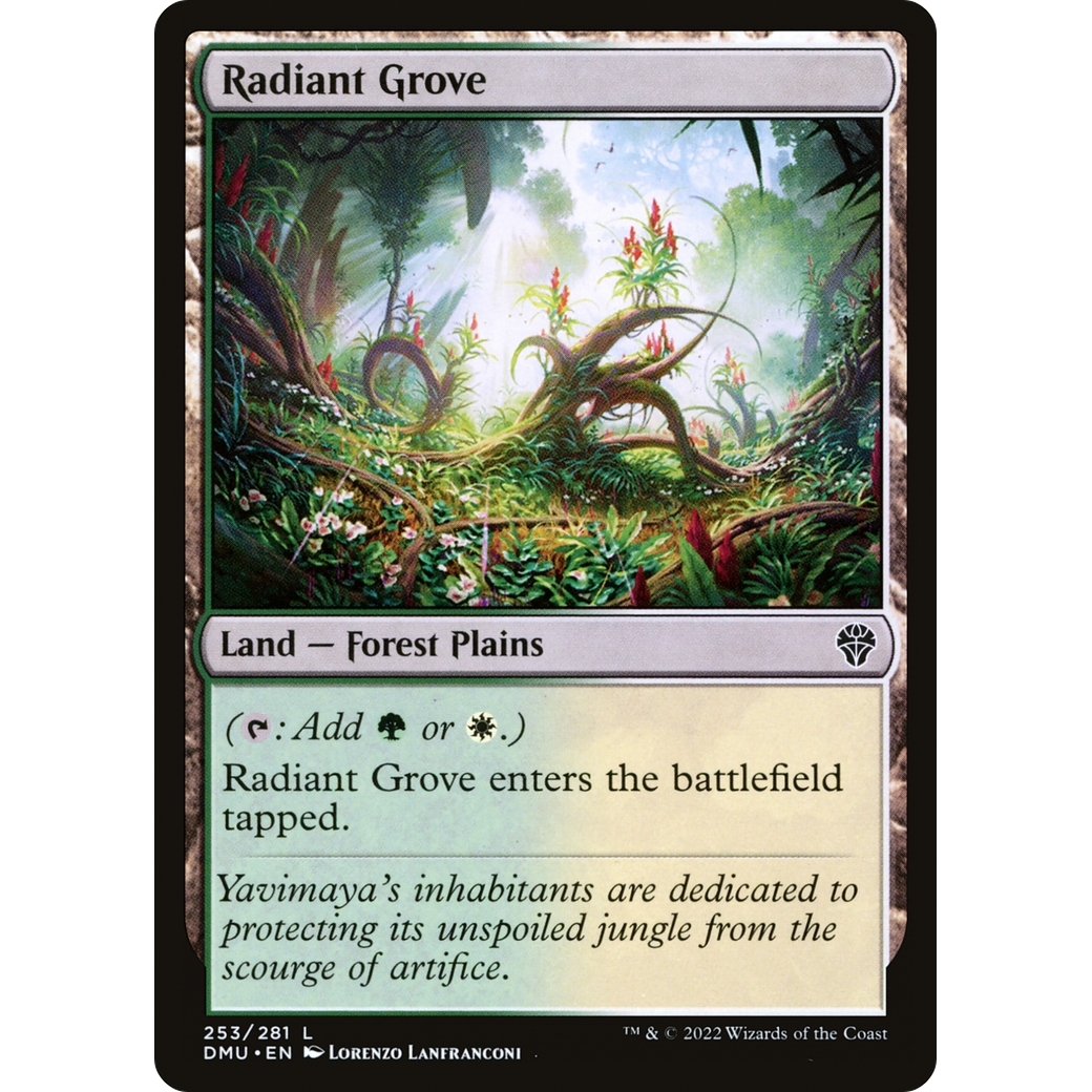Radiant Grove (DMU-253) - Dominaria United Foil