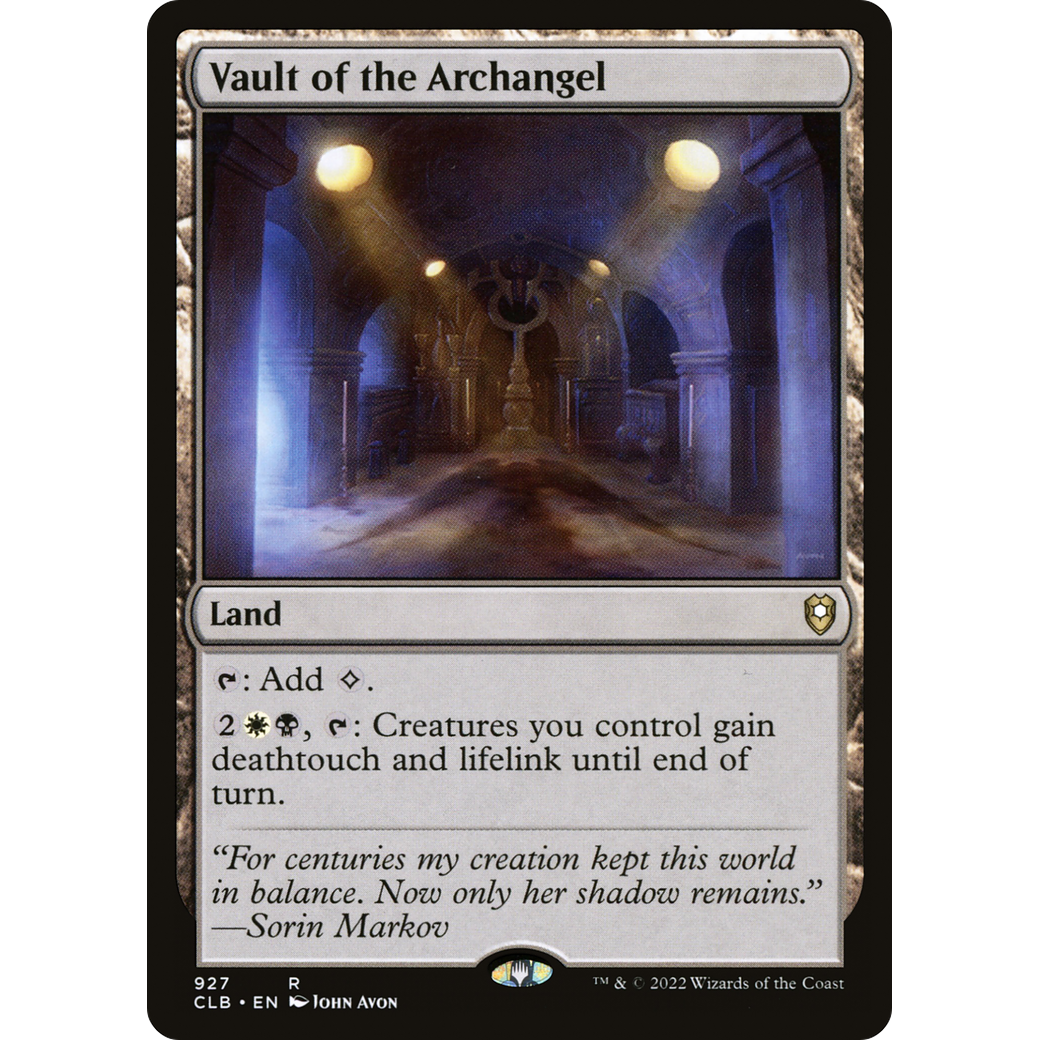 Vault of the Archangel (CLB-927) - Commander Legends: Battle for Baldur's Gate