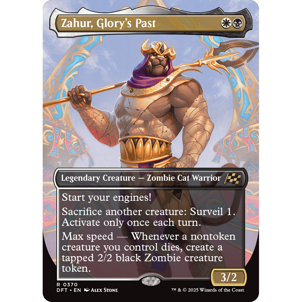 Zahur, Glory's Past (DFT-370) - Aetherdrift (Borderless) Foil