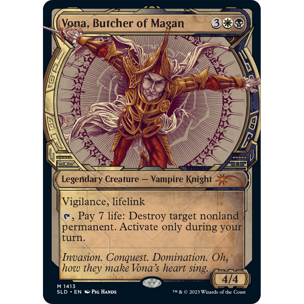 Vona, Butcher of Magan (SLD-1413) - Secret Lair Drop: (Showcase)