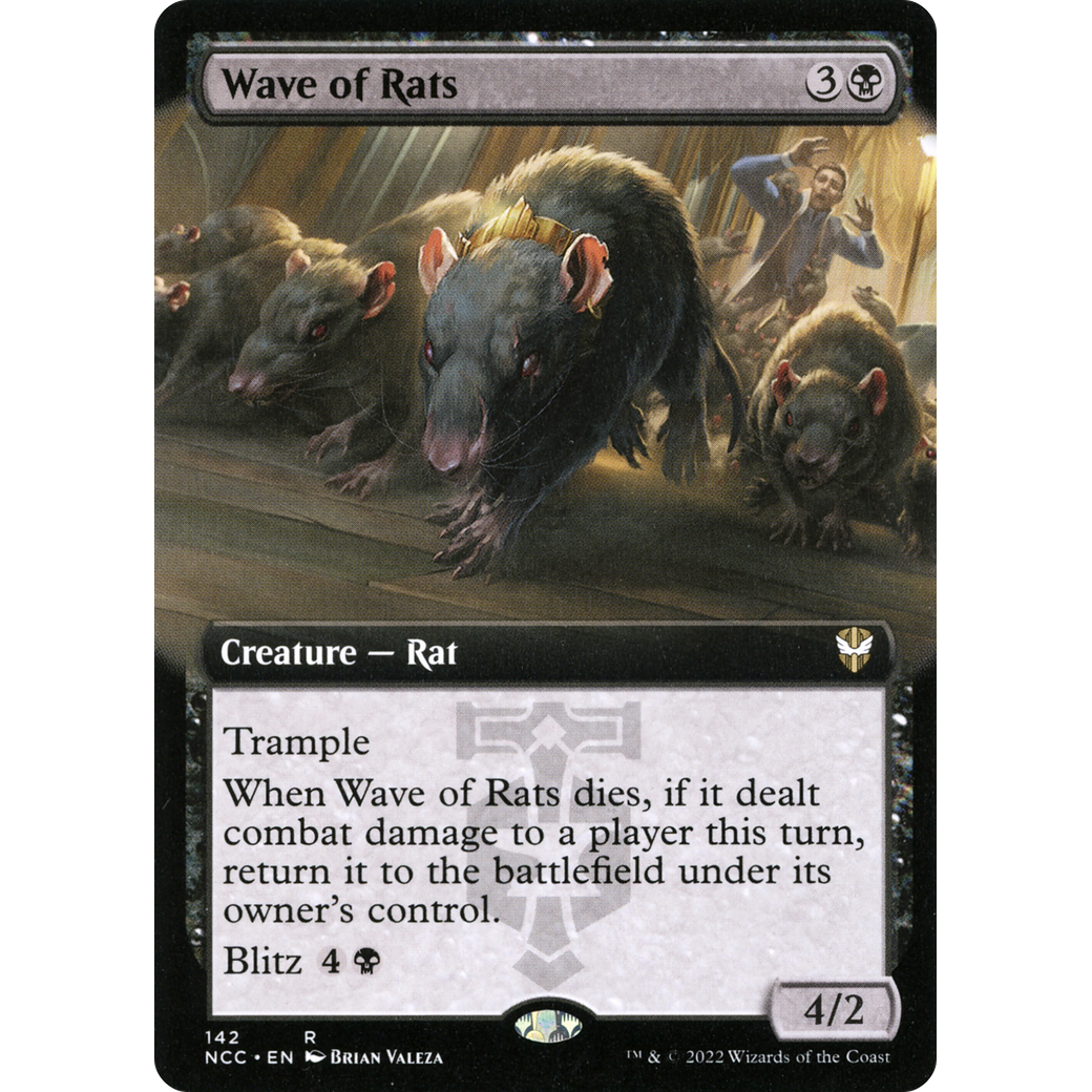 Wave of Rats (Extended Art) (NCC-142) - New Capenna Commander: (Extended Art)