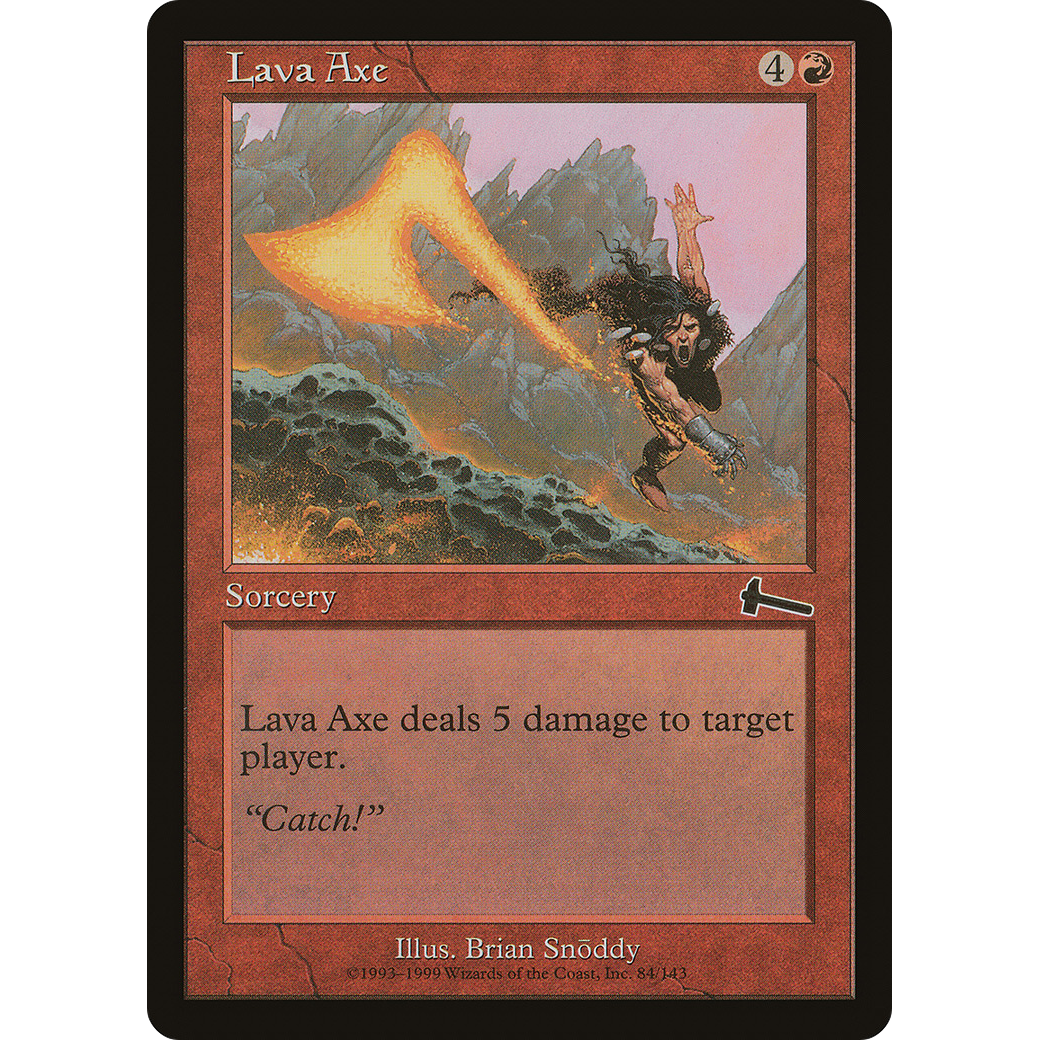 Lava Axe (ULG-084) - Urza's Legacy