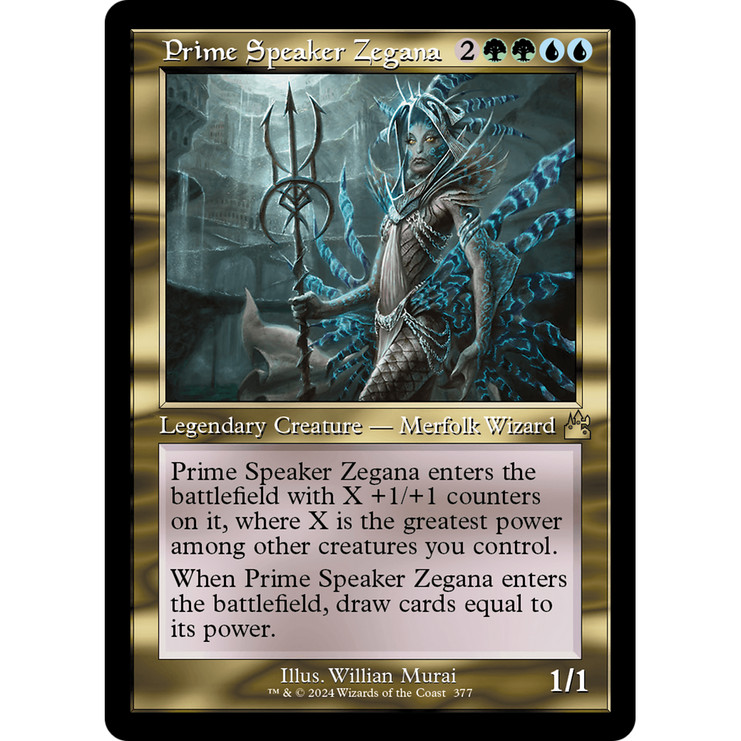 Prime Speaker Zegana (RVR-377) - Ravnica Remastered