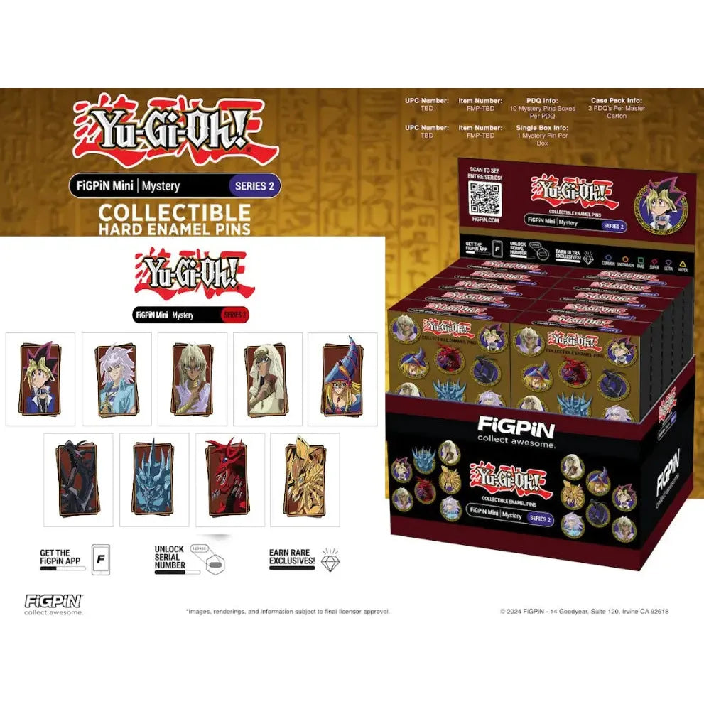 FiGPiN Yu-Gi-Oh! Series 2 Mystery Minis PDQ (Styles May Vary) (Pre-Order)