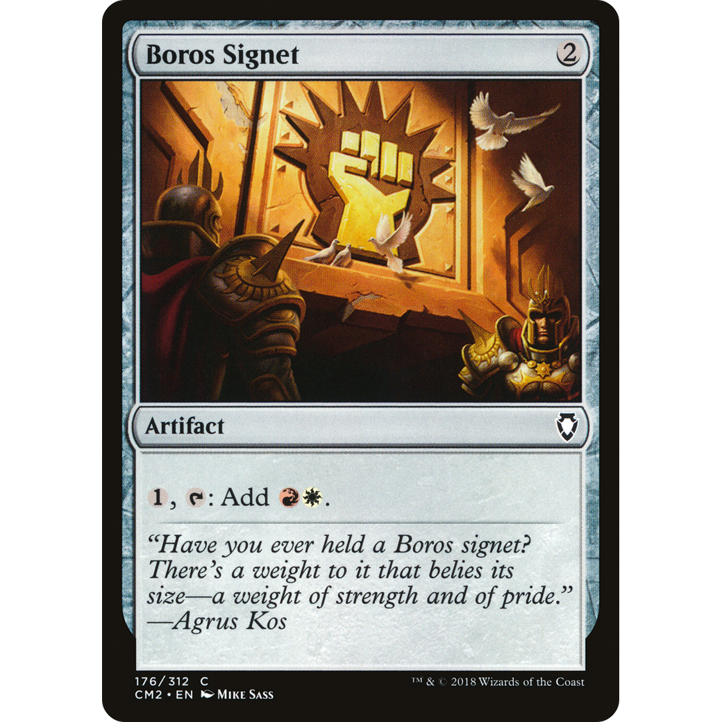 Boros Signet (CM2-176) - Commander Anthology Volume II