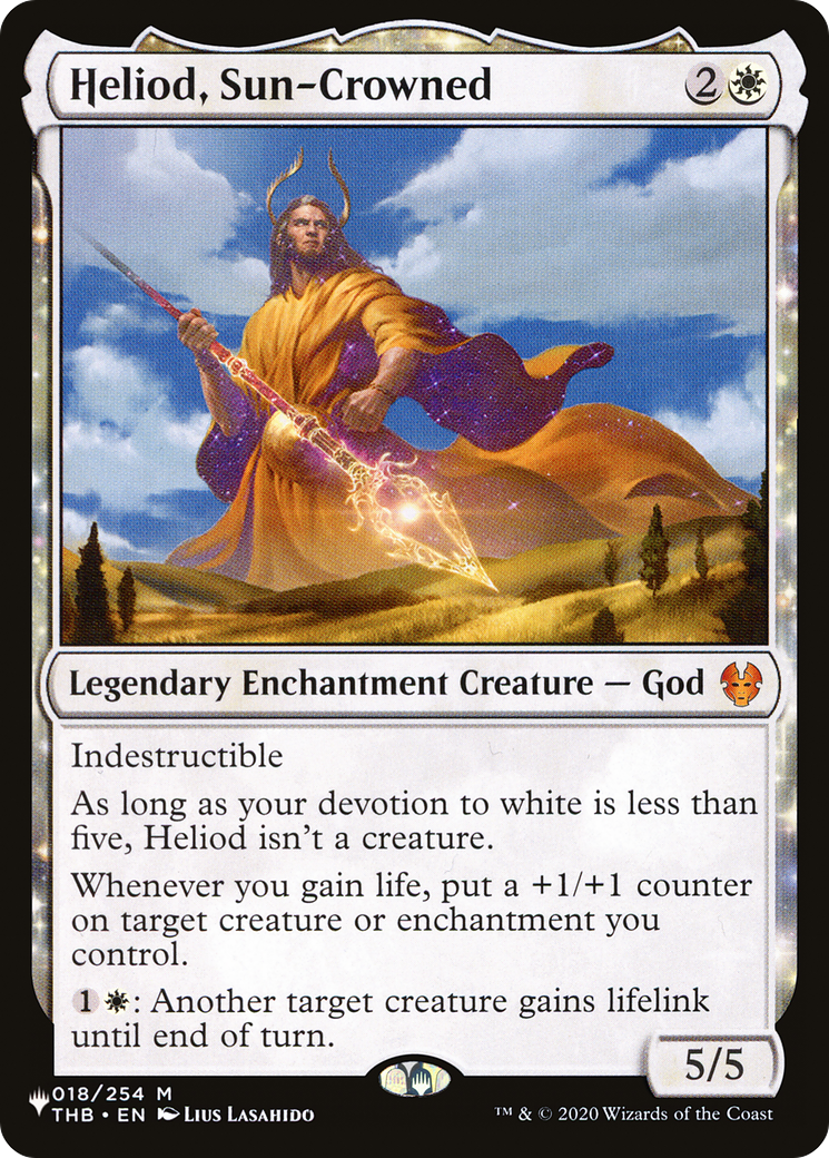 Heliod, Sun-Crowned (LIST-018/254) - The List Reprints: (enchantment)