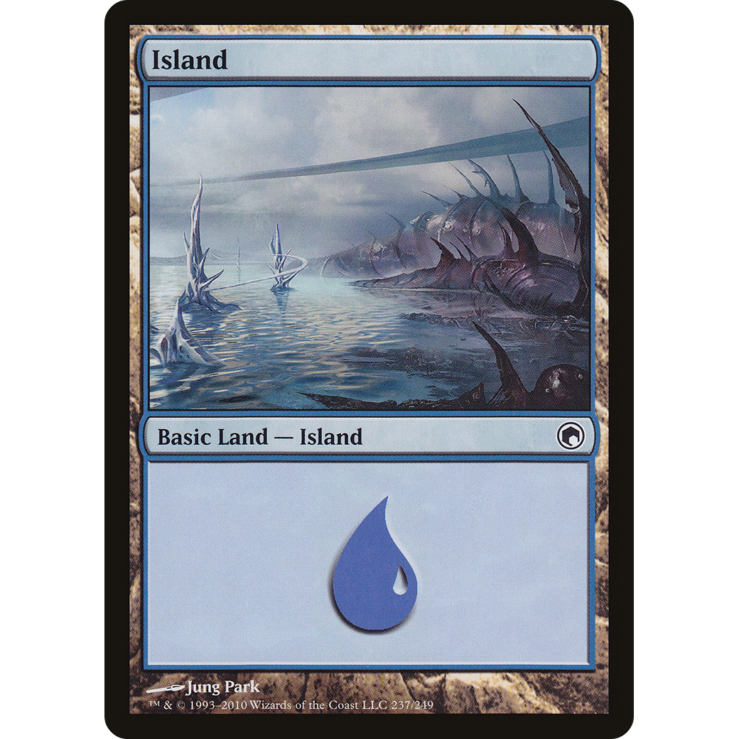 Island (237) (SOM-237) - Scars of Mirrodin Foil