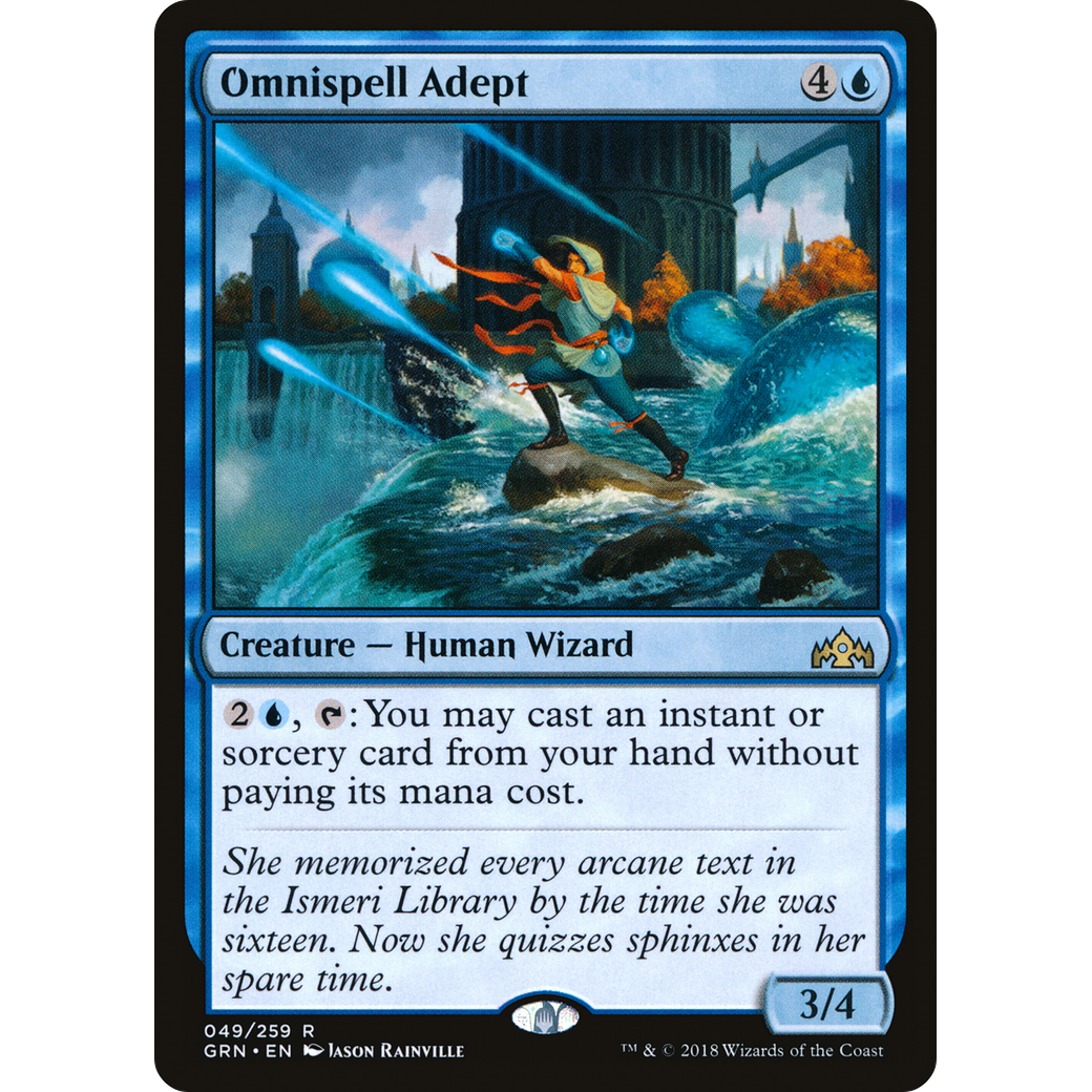 Omnispell Adept (GRN-049) - Guilds of Ravnica Foil