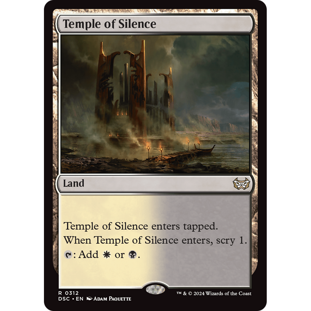 Temple of Silence (DSC-312) - Duskmourn: House of Horror Commander