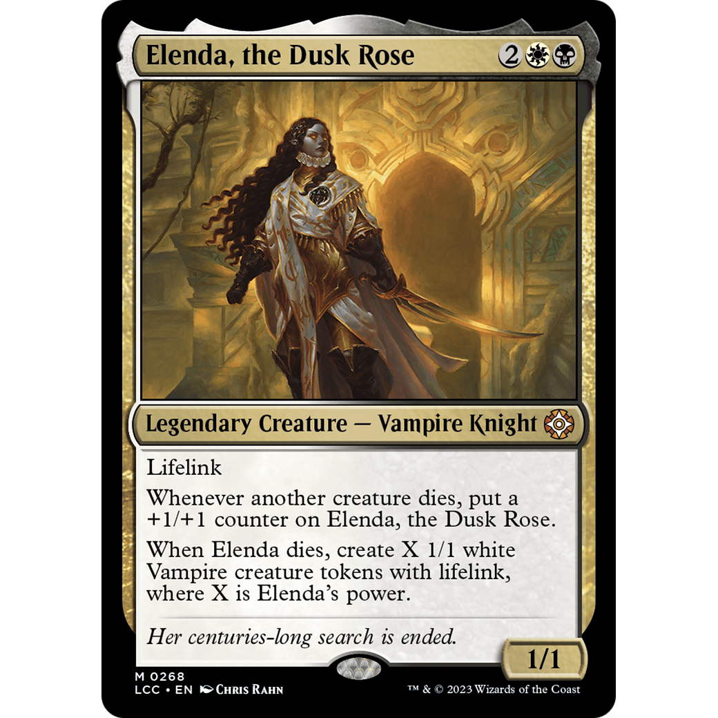 Elenda, the Dusk Rose (LCC-268) - The Lost Caverns of Ixalan Commander