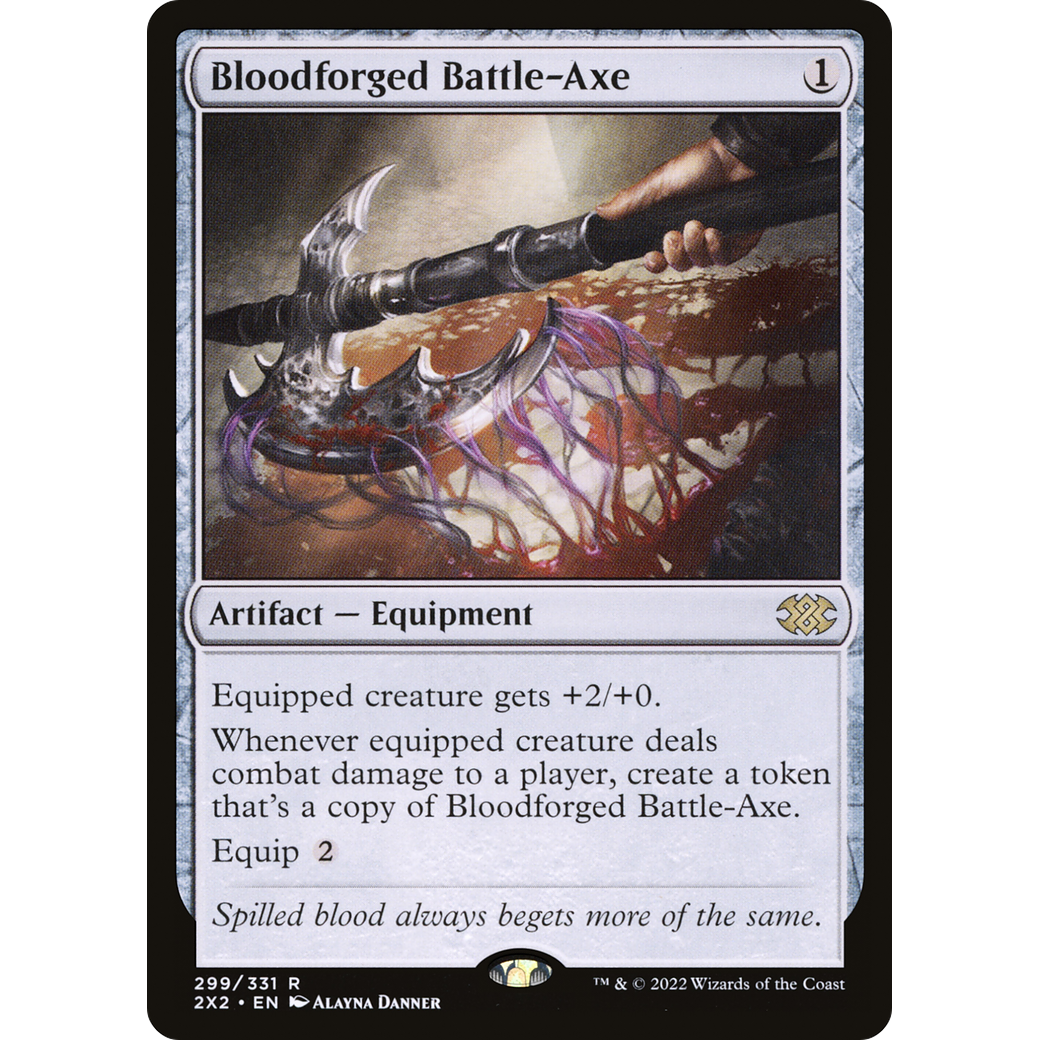 Bloodforged Battle-Axe (2X2-299) - Double Masters 2022