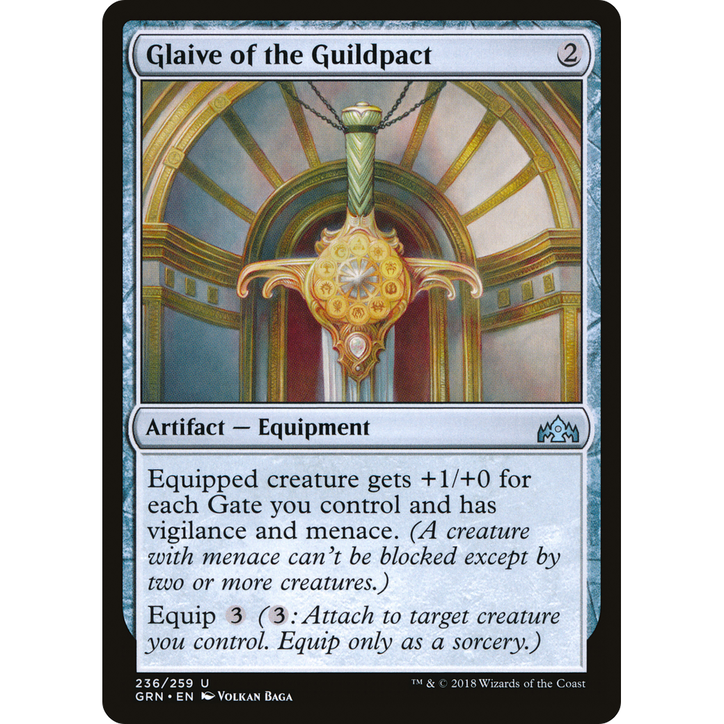 Glaive of the Guildpact (GRN-236) - Guilds of Ravnica Foil