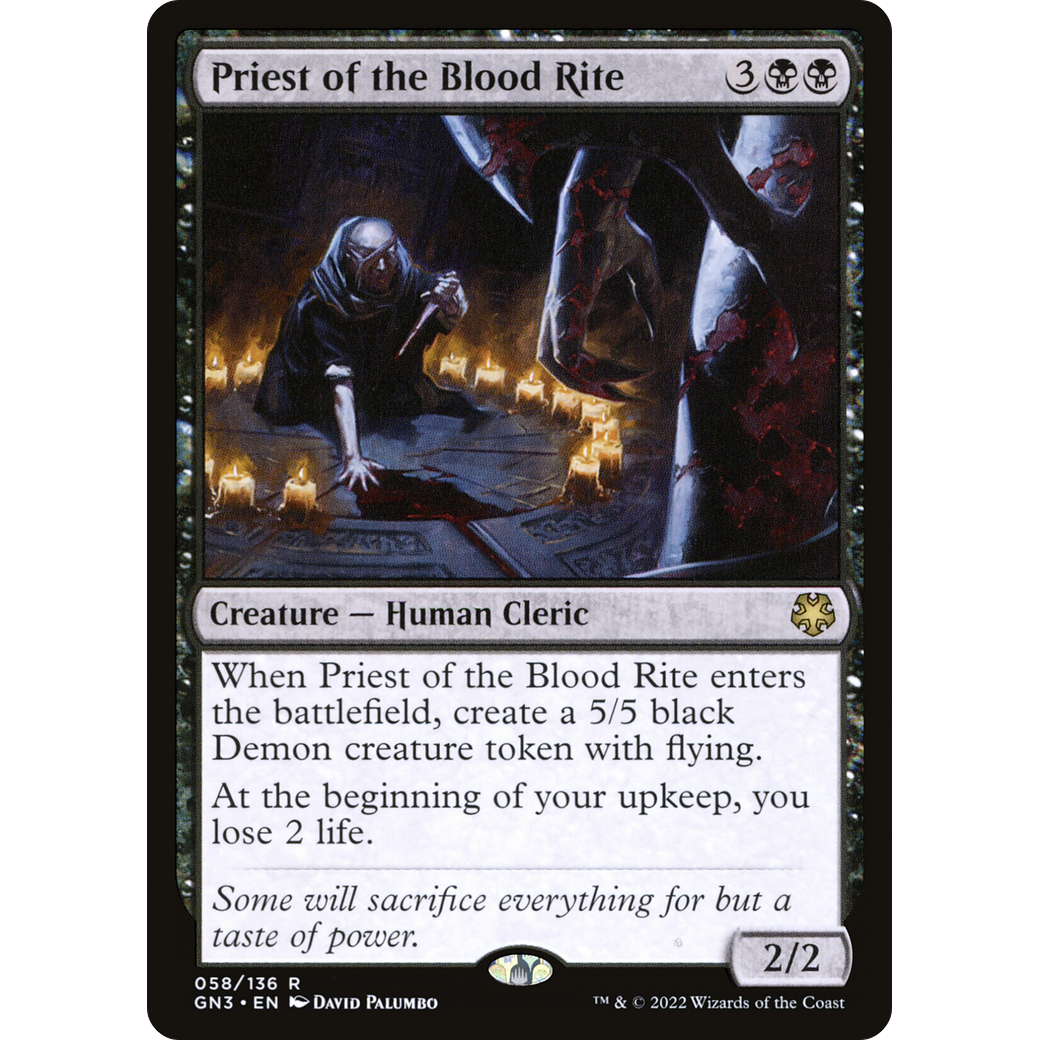 Priest of the Blood Rite (GN3-058) - Game Night: Free-for-All