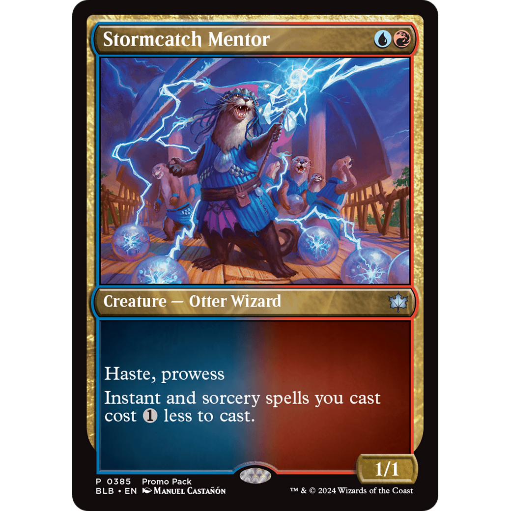 Stormcatch Mentor (PPBLB-385) - Bloomburrow Foil