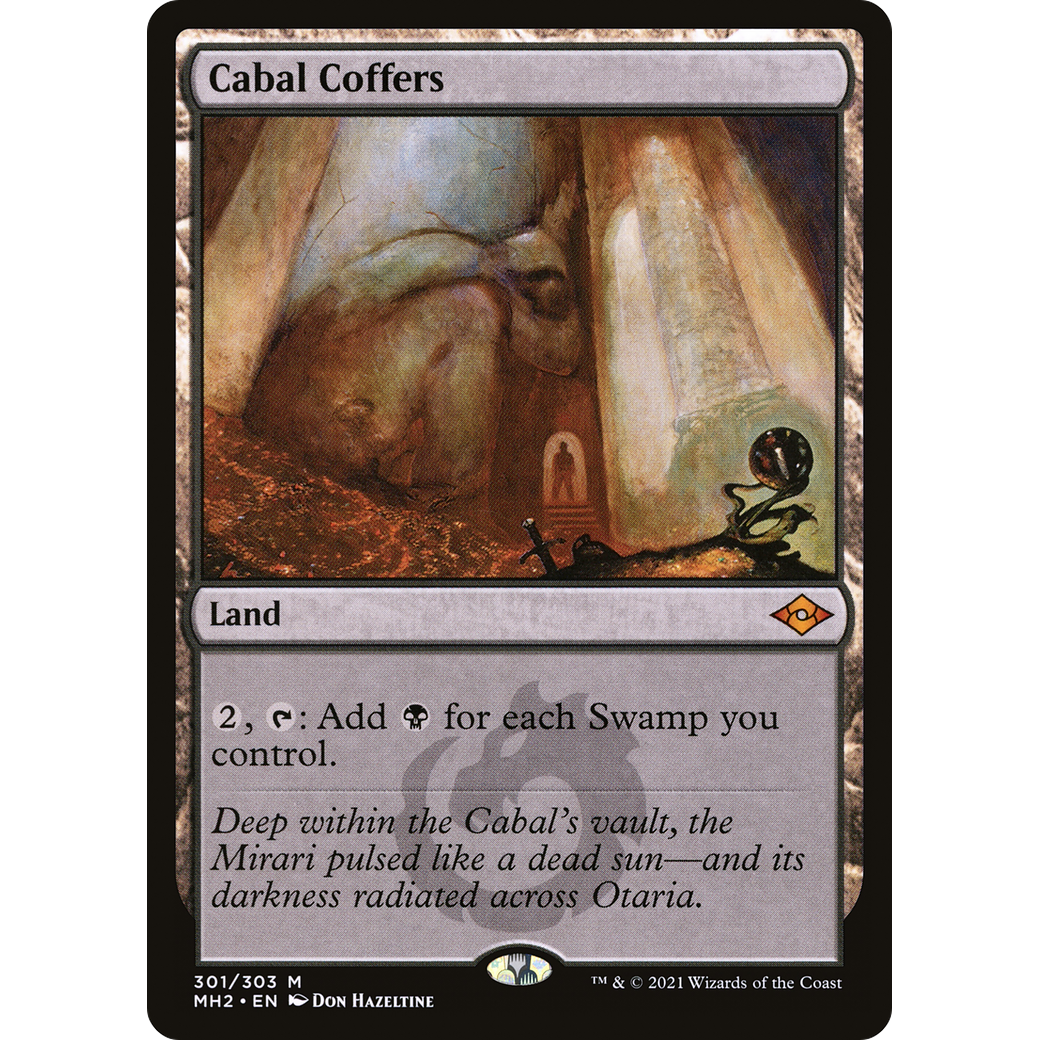 Cabal Coffers (MH2-301) - Modern Horizons 2 Etched Foil