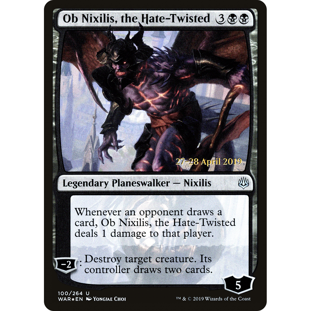 Ob Nixilis, the Hate-Twisted (PRE-100) - War of the Spark Promos Foil