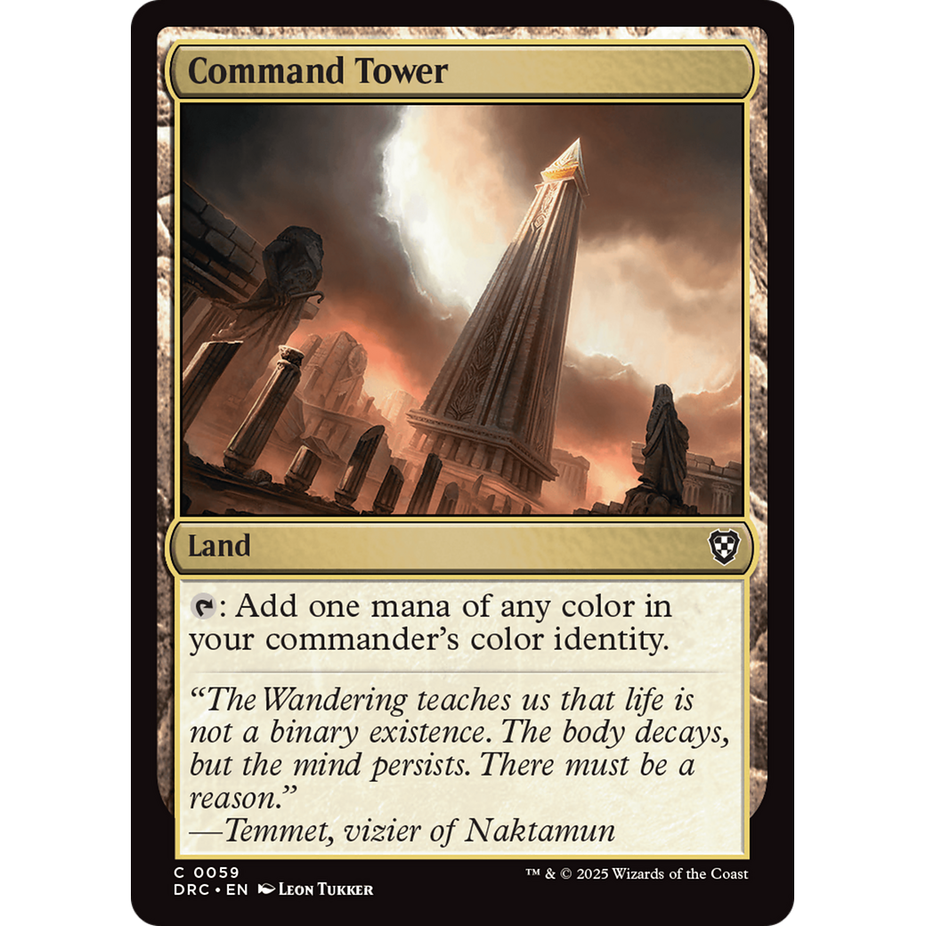 Command Tower (DRC-059) - Commander: Aetherdrift Foil