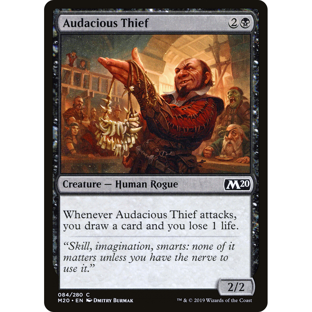 Audacious Thief (M20-084) - Core Set 2020 Foil
