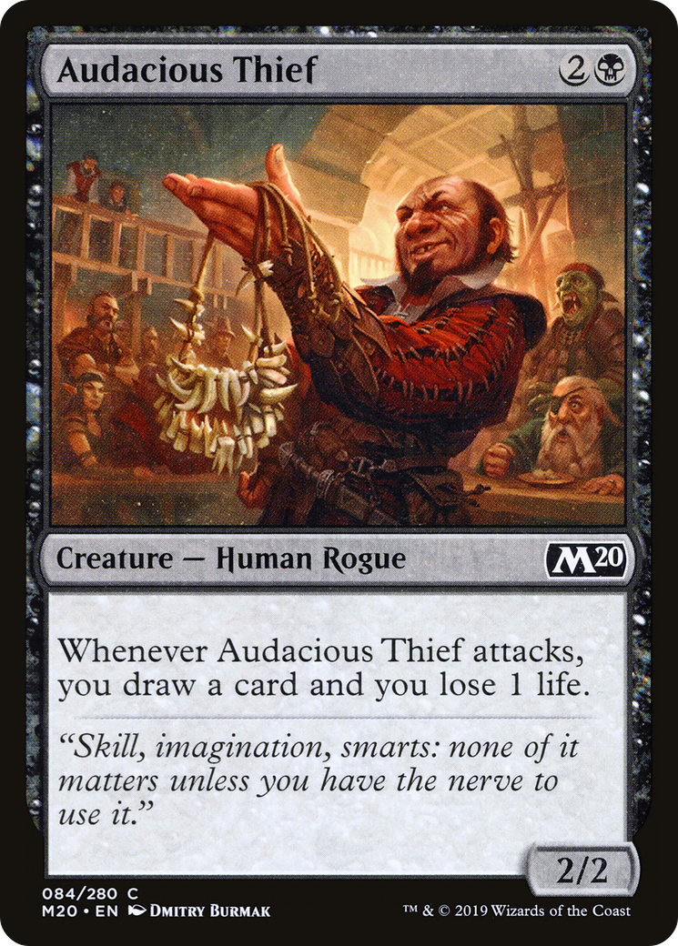 Audacious Thief (M20-084) - Core Set 2020 Foil