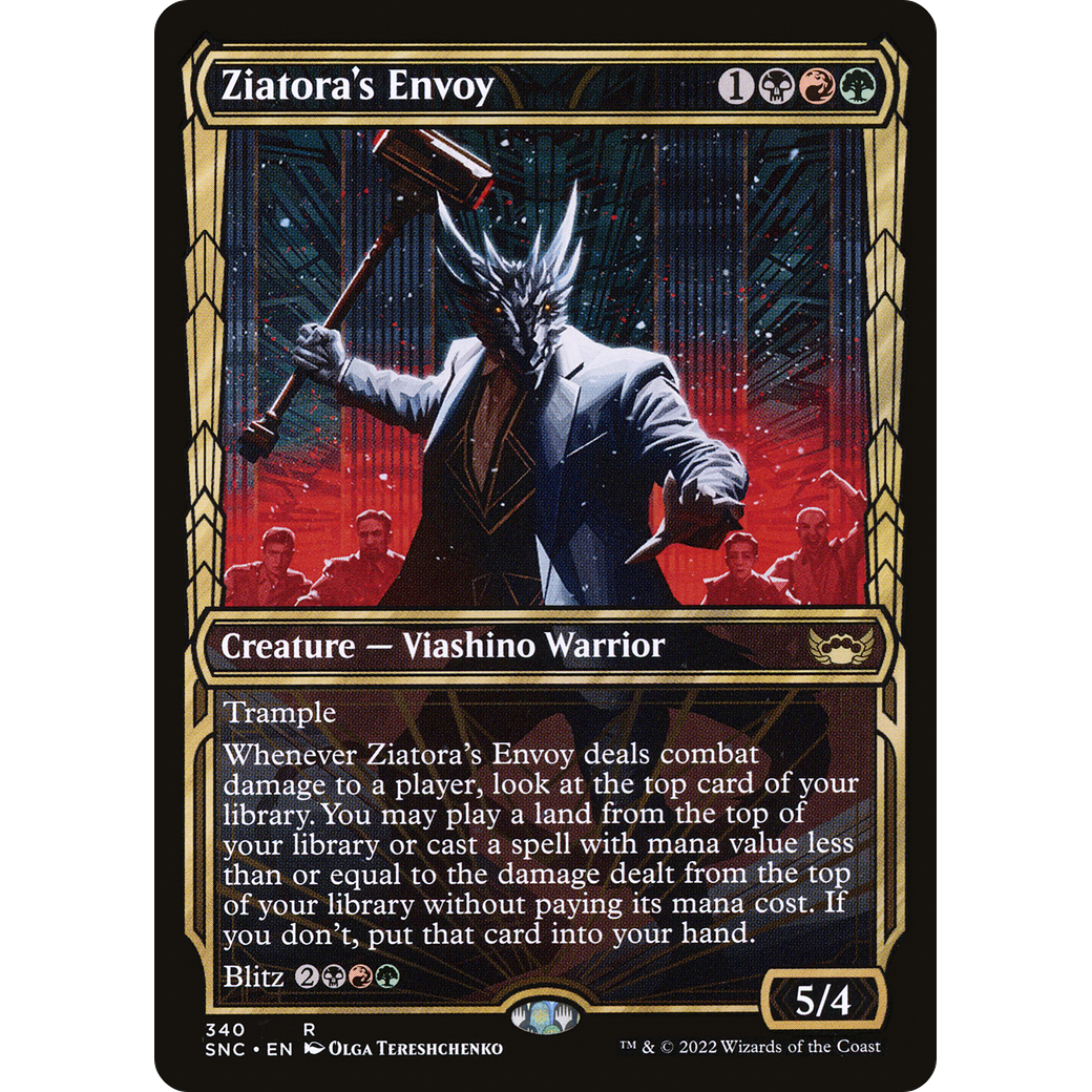 Ziatora's Envoy (Showcase) (SNC-340) - Streets of New Capenna: (Showcase)