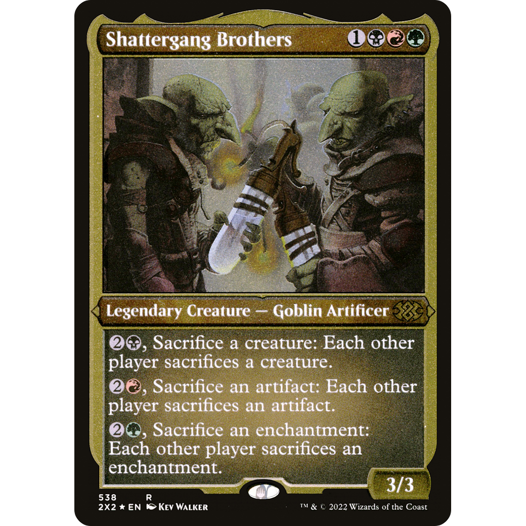Shattergang Brothers (Foil Etched) (2X2-538) - Double Masters 2022 Foil