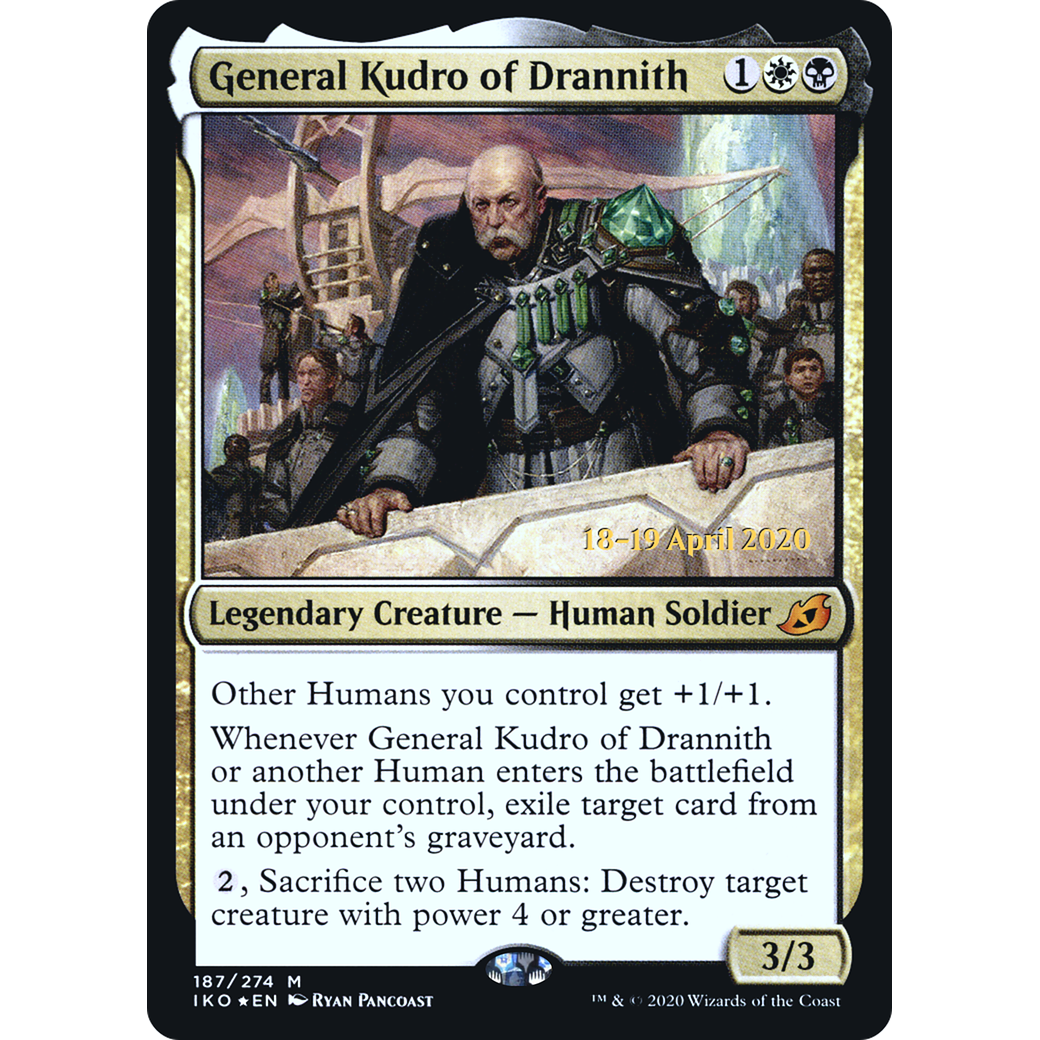 General Kudro of Drannith (PRE-187) - Ikoria: Lair of Behemoths Promos Foil