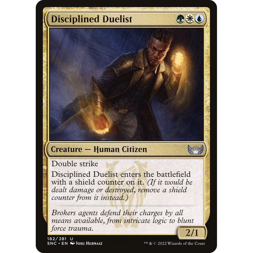 Disciplined Duelist (SNC-182) - Streets of New Capenna