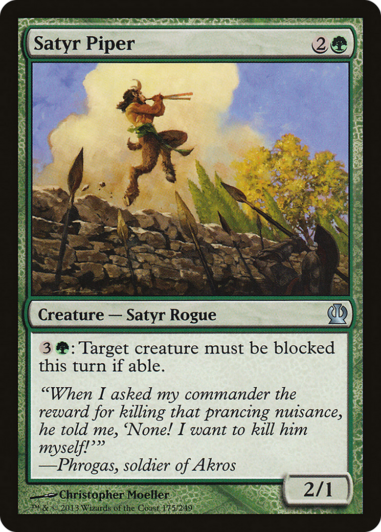 Satyr Piper (THS-175) - Theros