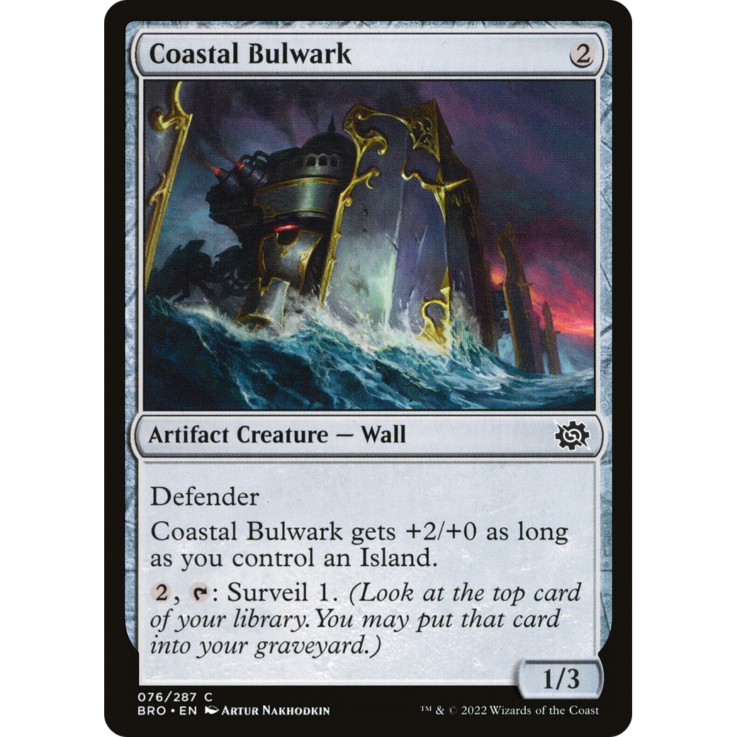 Coastal Bulwark (BRO-076) - The Brothers' War Foil