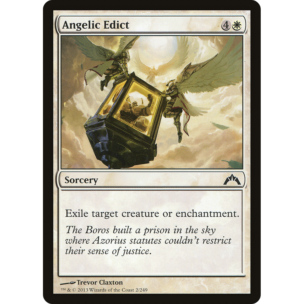 Angelic Edict (GTC-002) - Gatecrash Foil