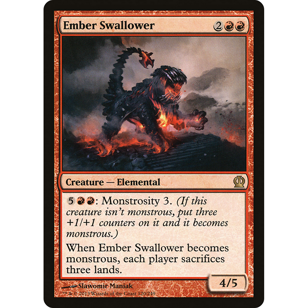 Ember Swallower (THS-120) - Theros Foil