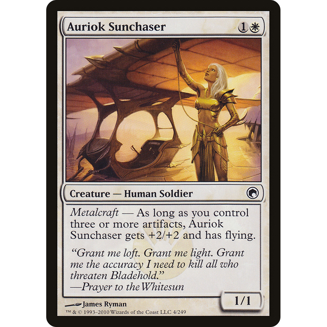 Auriok Sunchaser (SOM-004) - Scars of Mirrodin Foil