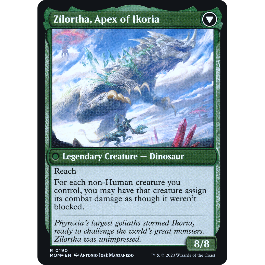 Invasion of Ikoria // Zilortha, Apex of Ikoria (PRE-190S) - March of the Machine Promos Foil