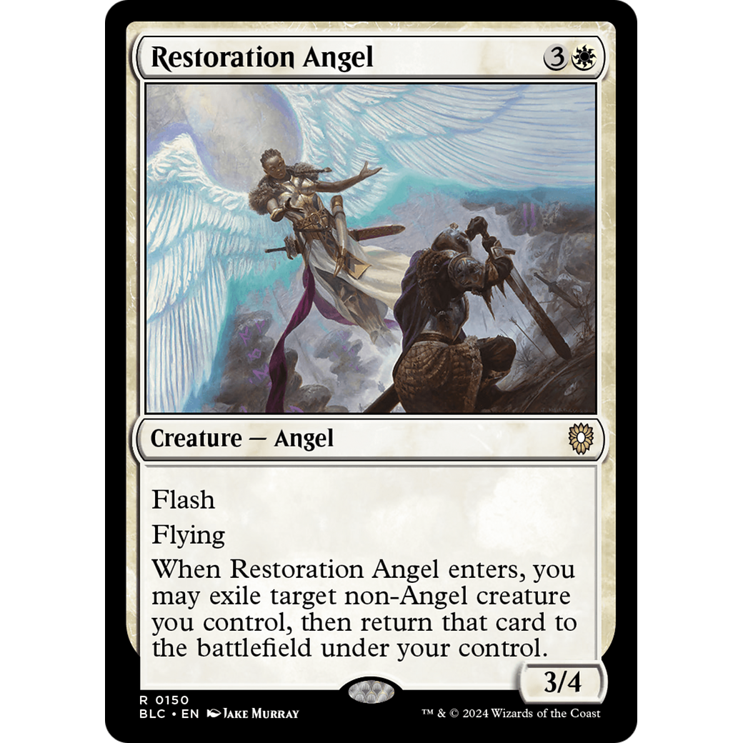 Restoration Angel (BLC-150) - Bloomburrow Commander