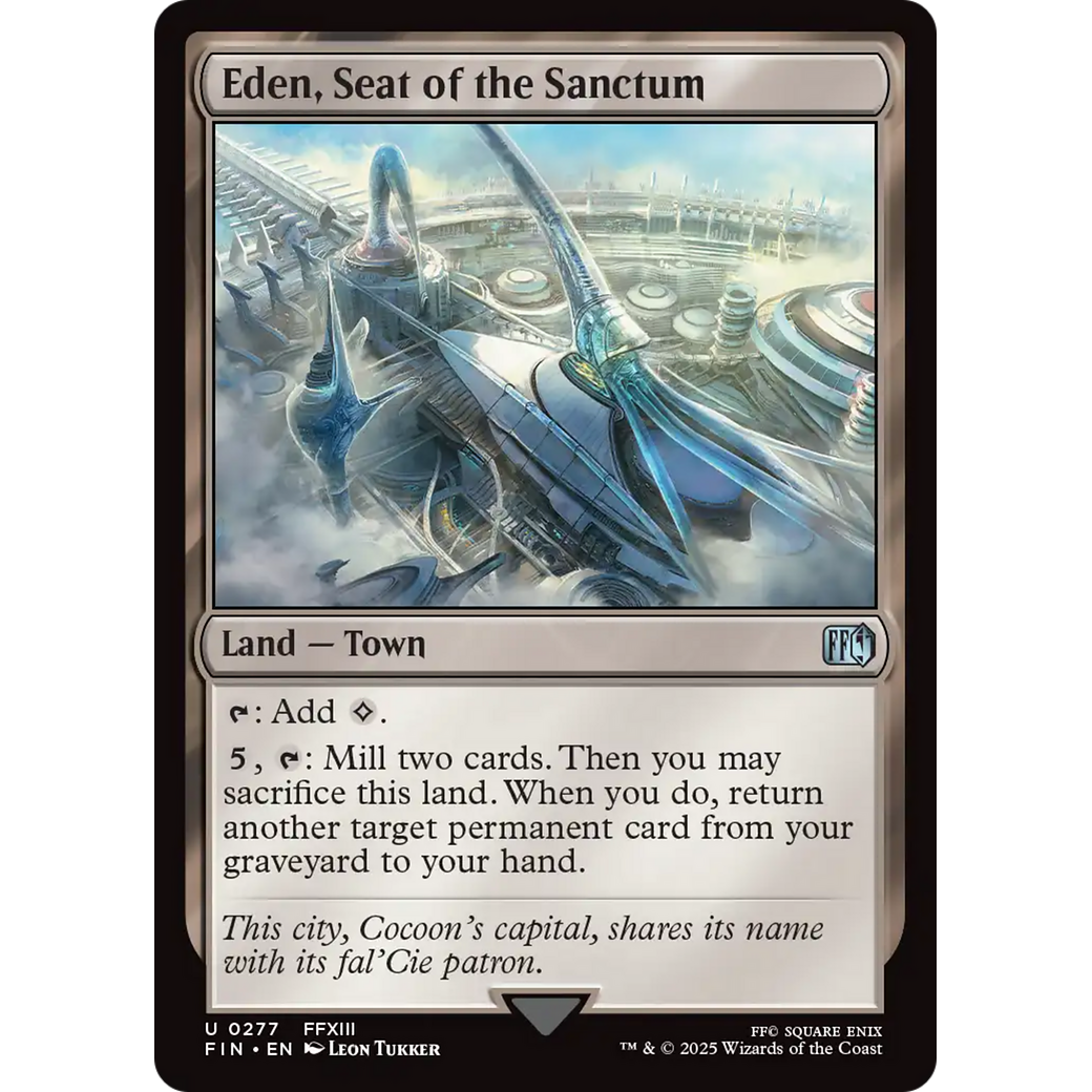 Eden, Seat of the Sanctum (FIN-277) - FINAL FANTASY Foil