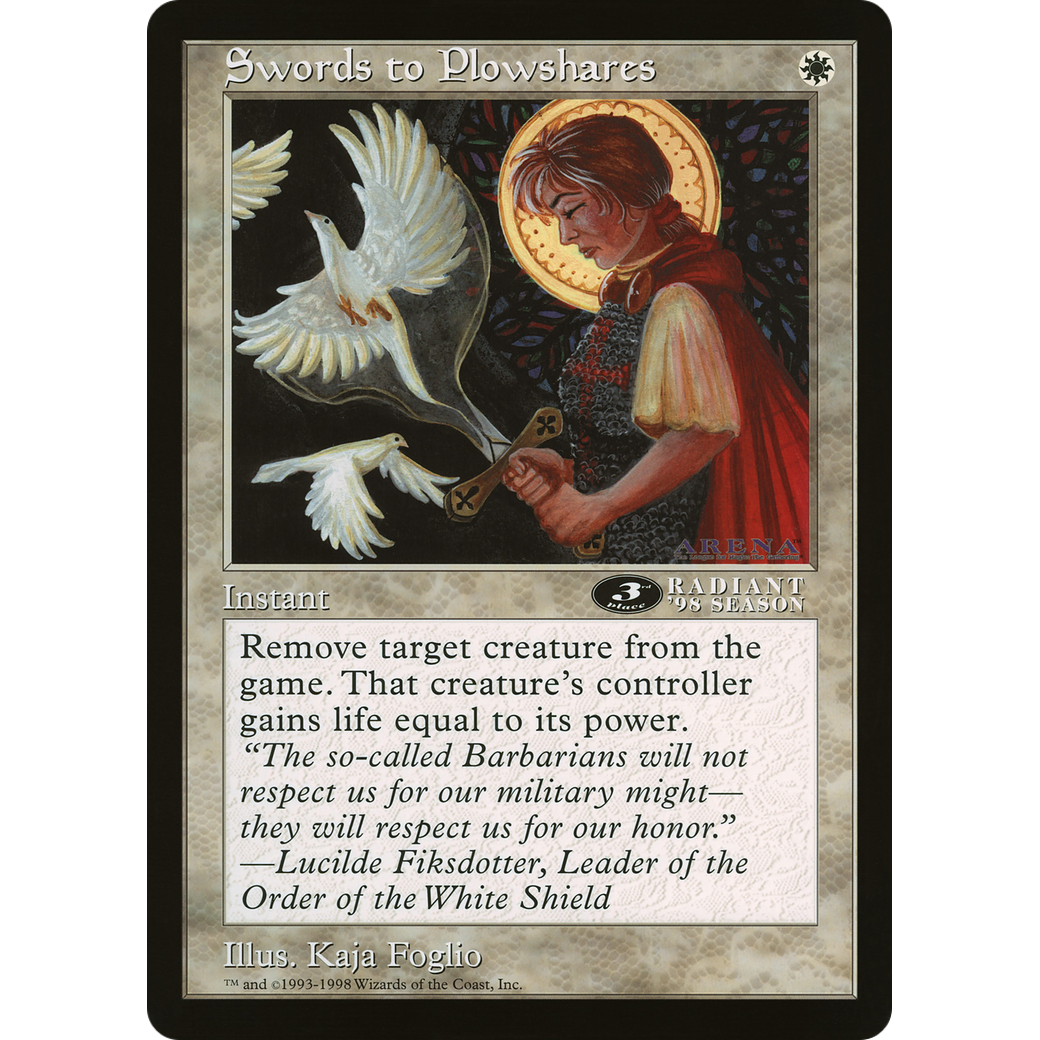 Swords to Plowshares (OLEP-044) - Oversized League Prizes