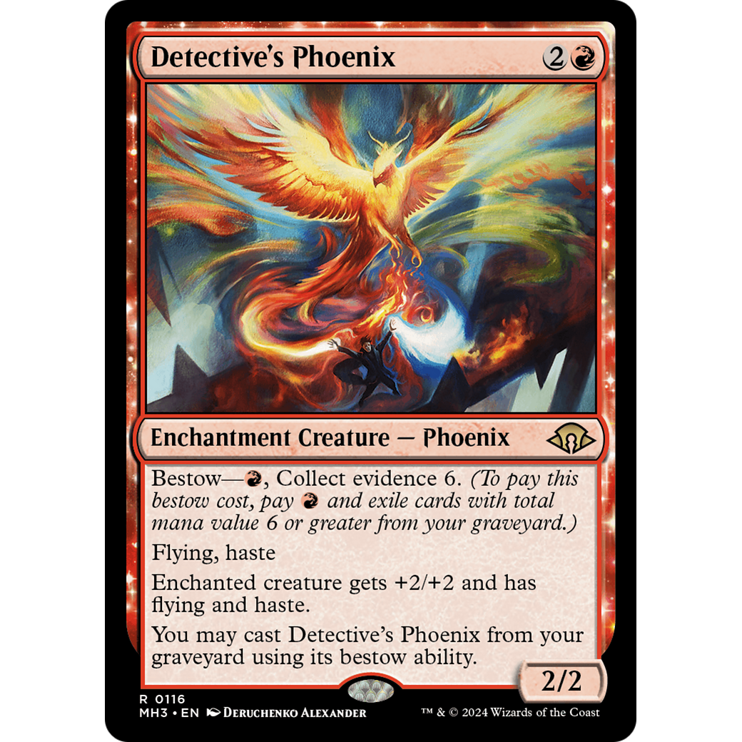Detective's Phoenix (MH3-116) - Modern Horizons 3: (enchantment)