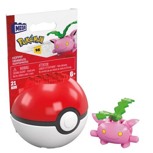 Pokemon: Series 16 Mega Construx Poke Ball - Hoppip