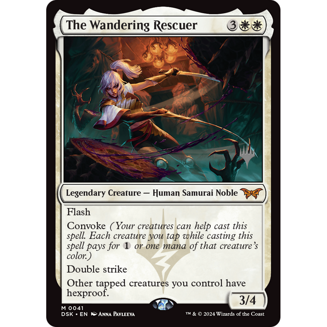 The Wandering Rescuer (PPDSK-41P) - Duskmourn: House of Horror Promos Foil