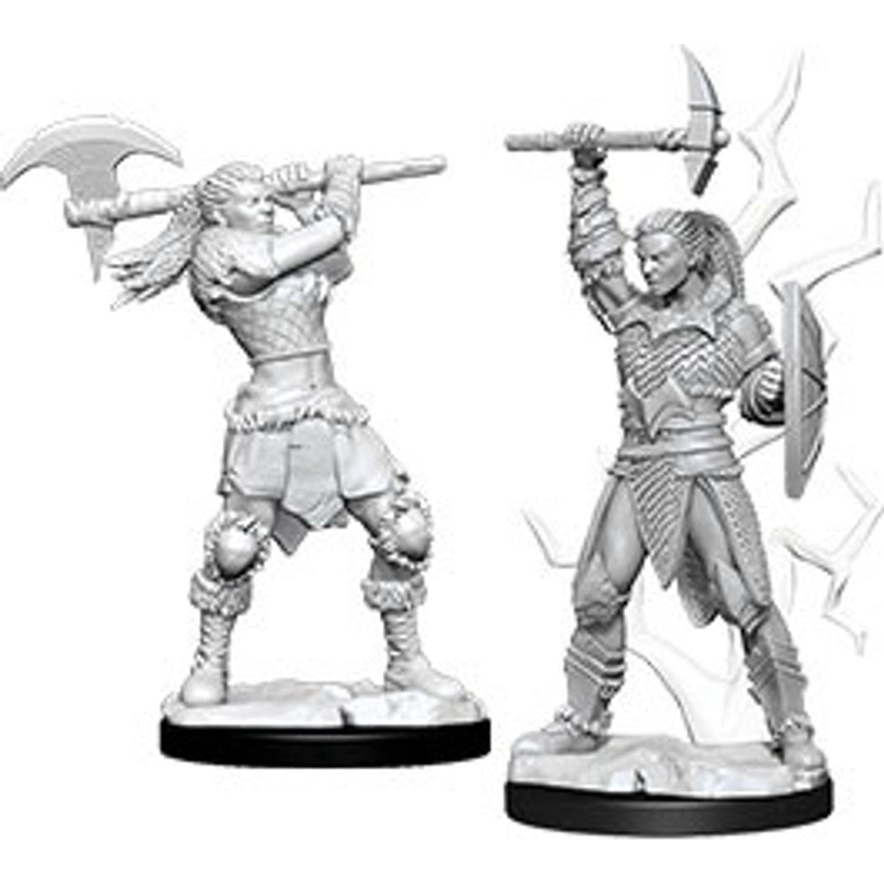 W10 Female Goliath Barbarian Miniatures